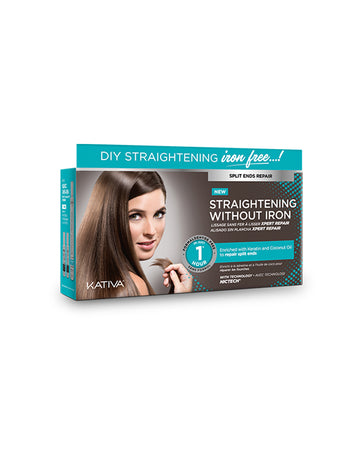 Kativa Hair Straightening without Iron Blue